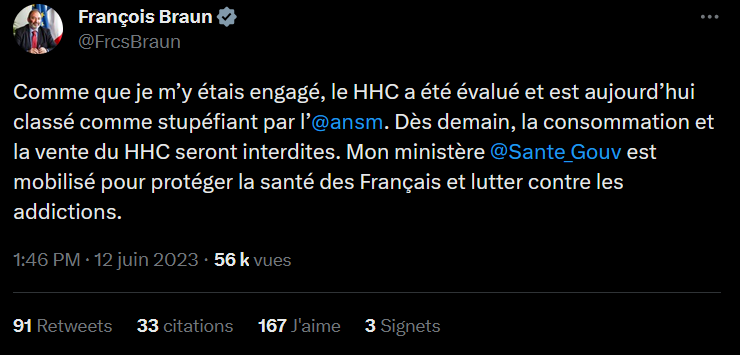 hhc interdit en France twitter françois braun
