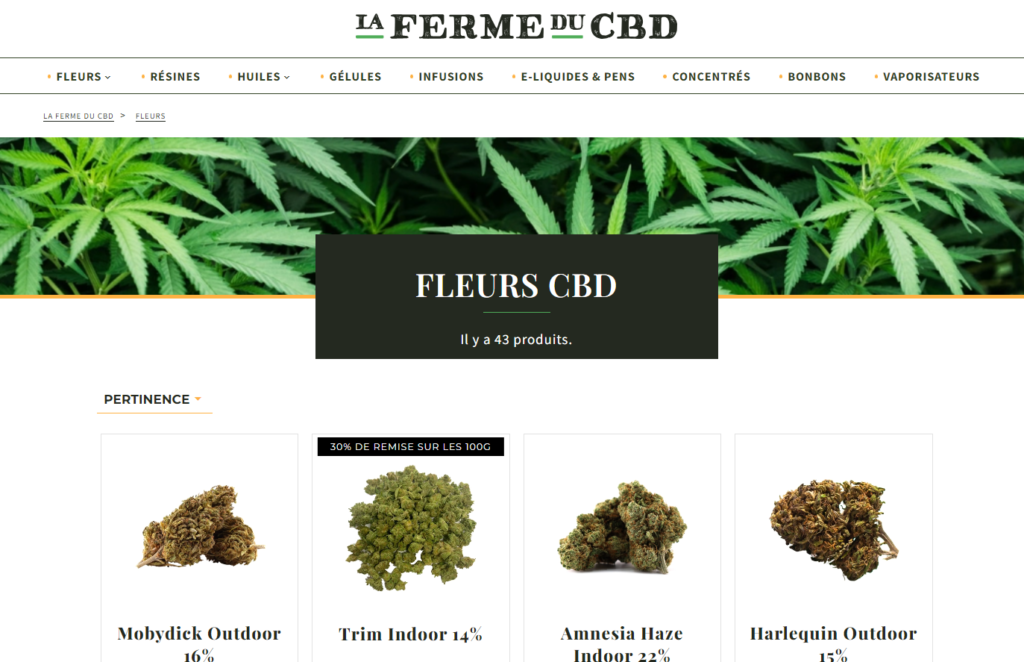 test unboxing la ferme du cbd