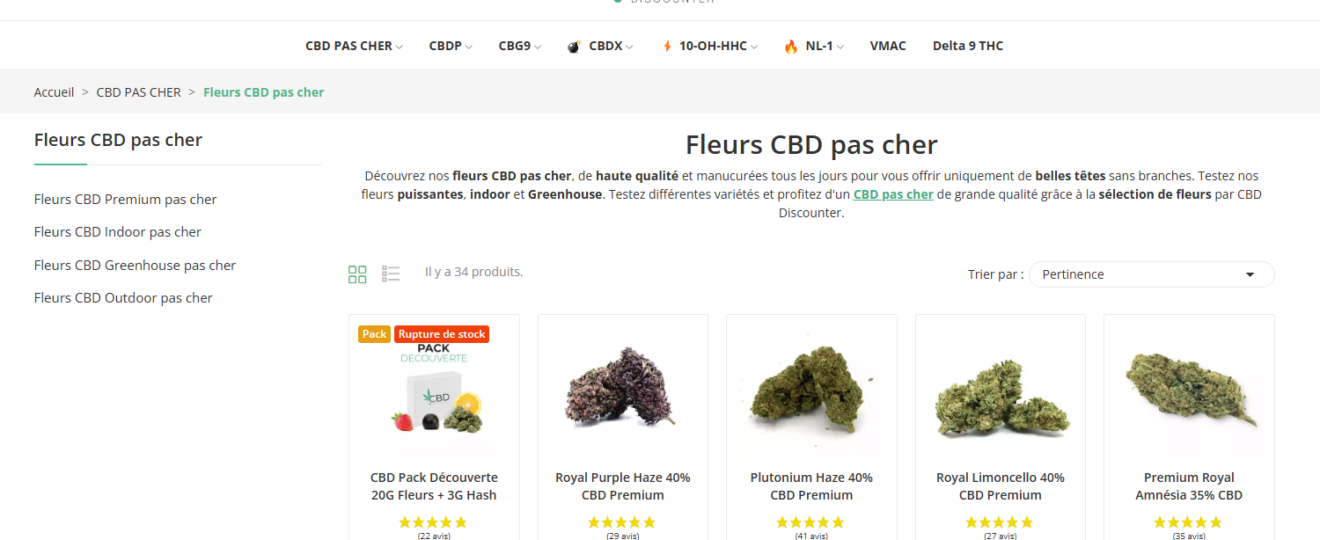 cbd discounter avis code promo