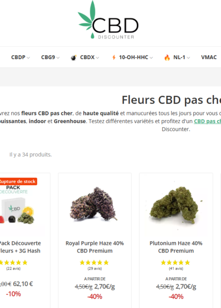 cbd discounter avis code promo